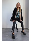 Tricou lejer cu imprimeu, turcoaz A259 - Magazin online - Boutique